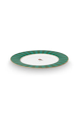 Love Birds Plate Stripes Emerald & Green 26.5cm | 51.001.467