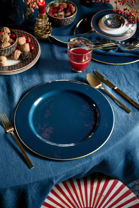 Berry Blues Plate Dark Blue 32cm | 51.001.477