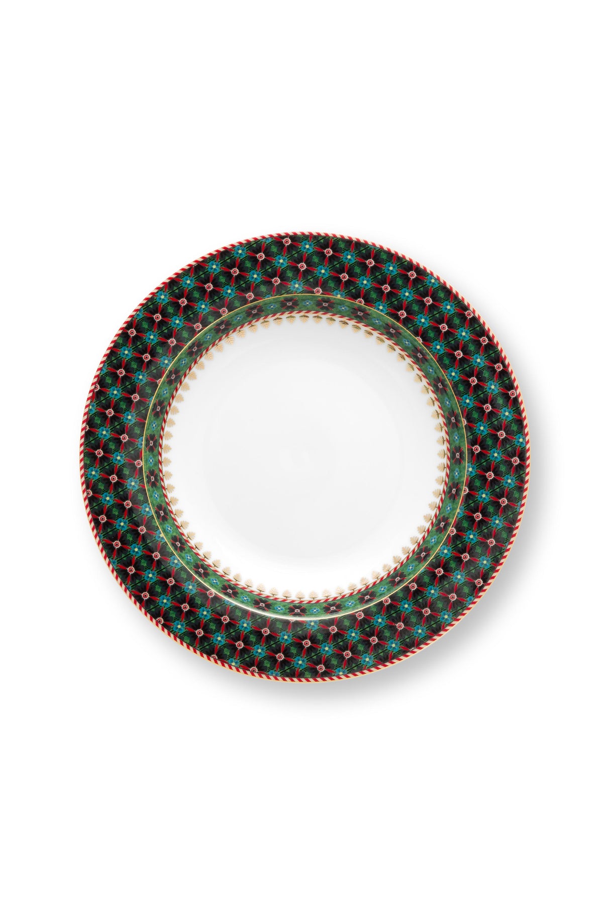 Berry Blues Deep Plate Clover Green 21.5cm | 51.001.482