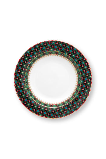 Berry Blues Deep Plate Clover Green 21.5cm | 51.001.482