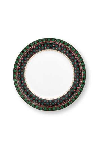 Berry Blues Plate Clover Green 26.5cm | 51.001.484