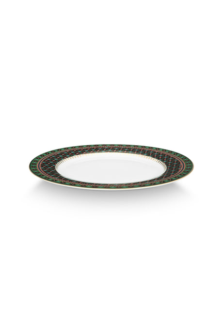 Berry Blues Plate Clover Green 26.5cm | 51.001.484