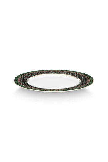 Berry Blues Plate Clover Green 26.5cm | 51.001.484