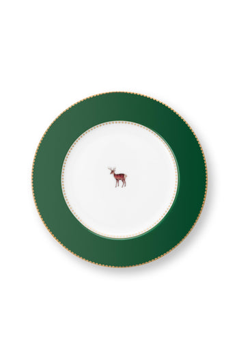 Love Birds Plate Dark Green 17cm | 51.001.487