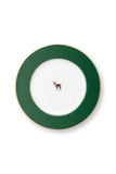 Love Birds Plate Dark Green 17cm | 51.001.487