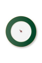 Love Birds Plate Dark Green 21cm | 51.001.488