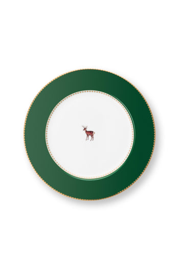 Love Birds Plate Dark Green 21cm | 51.001.488