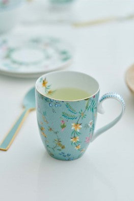 Mug Large Jolie Flowers Blue 350ml │51.002.244