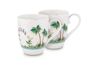 Set/2 Mugs Large Jolie Dots Gold 350ml │51.002.248