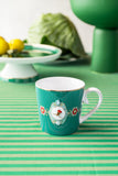 Love Birds Large Mug Medallion Emerald 250ml | 51.002.472