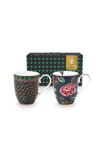 Berry Blues Set/2 Xl Mugs 450ml | 51.002.492