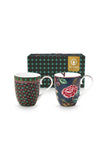Berry Blues Set/2 Xl Mugs 450ml | 51.002.492