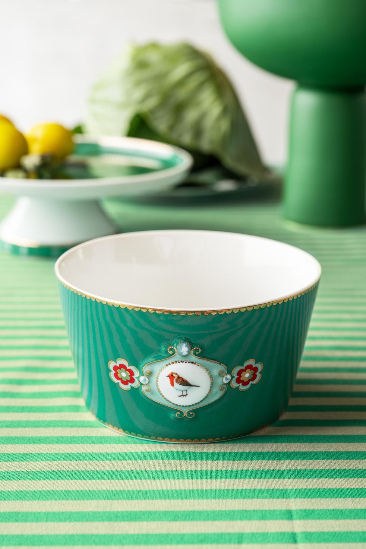 Love Birds Bowl Medallion Emerald 15cm | 51.003.307