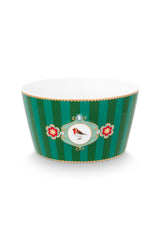 Love Birds Bowl Medallion Stripes Emerald & Green | 51.003.308