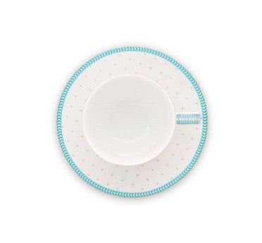 Espresso Cup & Saucer Jolie Dots Gold 120ml | 51.004.116