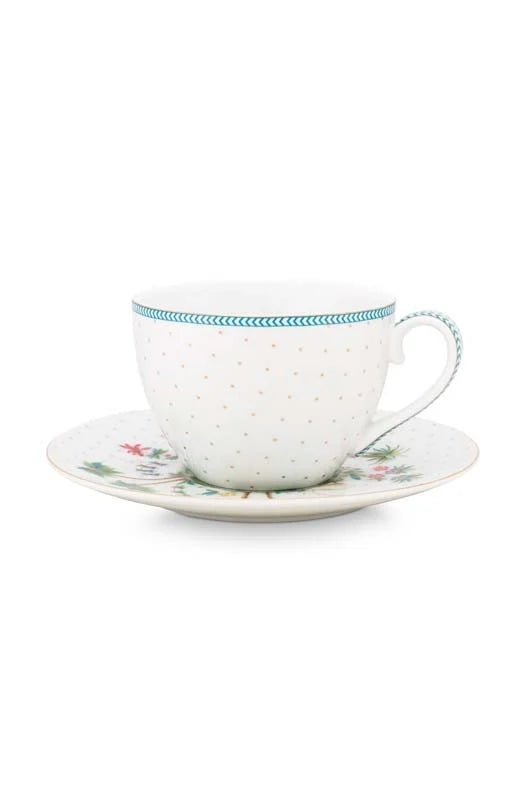Cup & Saucer Jolie Dots Gold 280ml │51.004.117