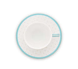 Set/2 Espresso Cups & Saucers Jolie Dots Gold 120ml │51.004.118