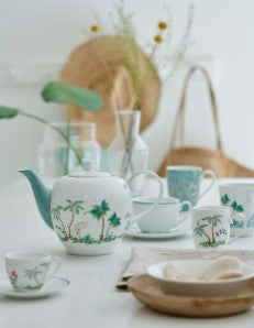Set/2 Cups & Saucers Jolie Dots Gold 280ml │51.004.119