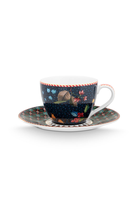 Berry Blues Espresso Cup And Saucer Blue 120ml | 51.004.194