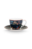 Berry Blues Espresso Cup And Saucer Blue 120ml | 51.004.194