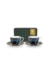 Berry Blues Set/2 Cups And Saucers 280ml | 51.004.197