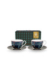 Berry Blues Set/2 Cups And Saucers 280ml | 51.004.197
