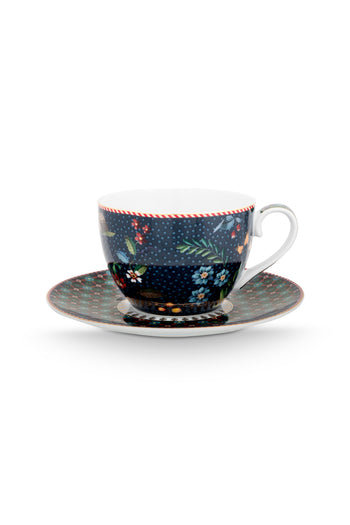 Berry Blues Set/2 Cups And Saucers 280ml | 51.004.197