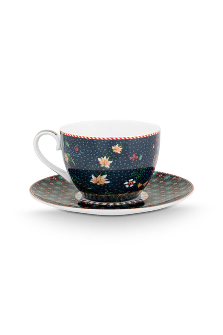 Berry Blues Set/2 Cups And Saucers 280ml | 51.004.197
