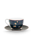 Berry Blues Set/2 Cups And Saucers 280ml | 51.004.197