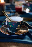 Berry Blues Set/2 Cups And Saucers 280ml | 51.004.197