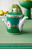 Love Birds Teapot Medallion Emerald & Green 1.3ltr | 51.005.079