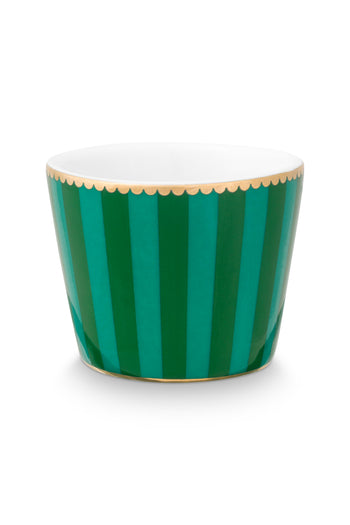 Love Birds Egg Cup Stripes Emerald & Green | 51.011.039