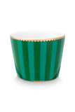 Love Birds Egg Cup Stripes Emerald & Green | 51.011.039