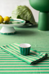 Love Birds Egg Cup Stripes Emerald & Green | 51.011.039