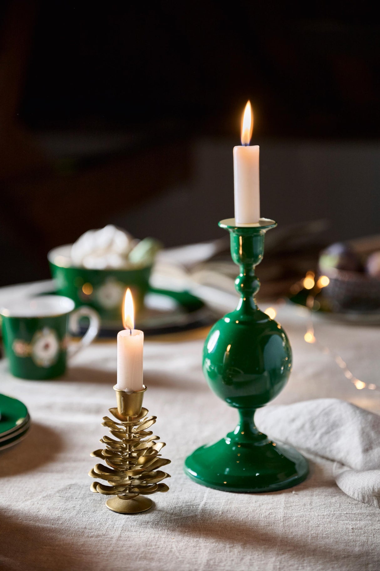 Pinecone Candle Holder Gold 11cm | 51.092.115