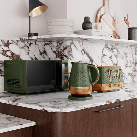 Morphy Richards Cassini 20L 800W Green Digital Microwave - Olivine │ 511422