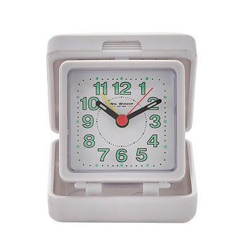 Hometime Quartz Travel Alarm - White | 5165W