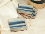 Creative Tops Blue Abstract Pack Of 4 Premium Coasters | 5176612