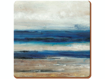 Creative Tops Blue Abstract Pack Of 4 Premium Coasters | 5176612