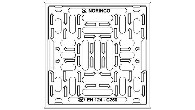 P300lr C250 Gully Grating 300x300 Mm | 528519 02