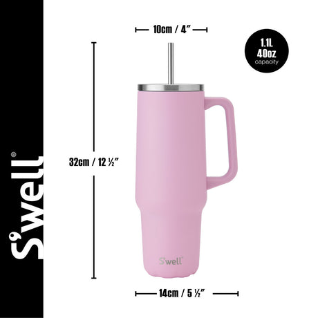 S'well Tumbler XL 1180ml - Hydrangea Pink | 5314933EU