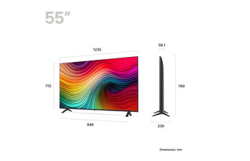 LG 55'' NanoCell 4K UHD LED Smart TV 2024 | 55NANO81T6A.AEK