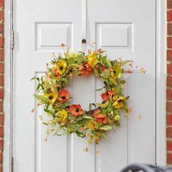 Poppies Whirl Wreath 45cm | 5606021
