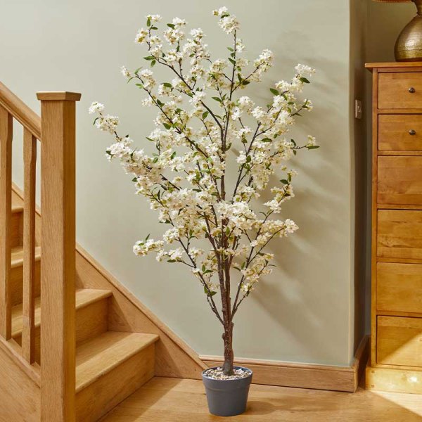 140cm Artificial White Cherry Tree | 5607015