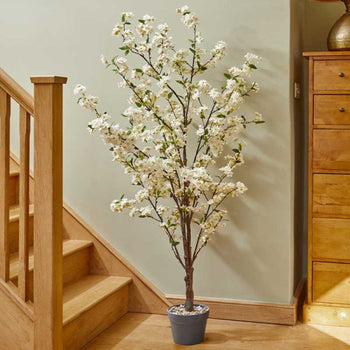 140cm Artificial White Cherry Tree | 5607015