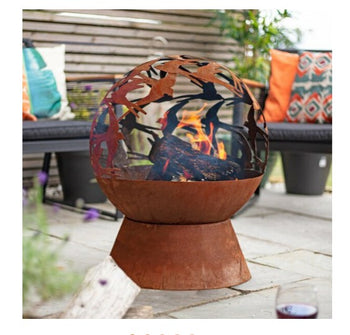 Swallows Fire Globes - Oxidised  | 58566