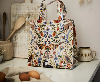 Ulster Weavers Blackthorn Pvc Shopper Bag Small in Beige | 5BKTN69