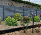 Satus Fence Standard Bullet Nose Fence Panel Pack 1800mm - Anthracite Grey | 22427110