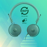 Cross Hop Wired Headphone - Teal | 620160