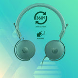 Cross Hop Wired Headphone - Teal | 620160